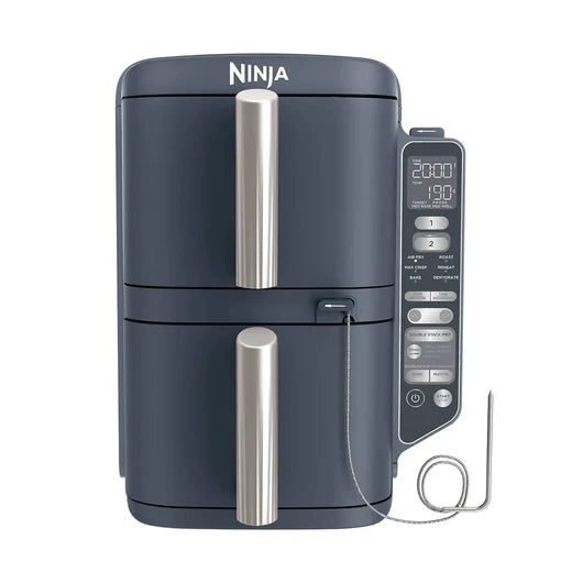 Ninja Double Stack XL 2-laags Airfryer met Smart Cook-systeem, 9,5 L, Cyber Space
